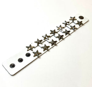 Vegan Leather Star Bracelet