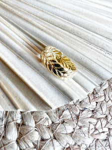 Gold Leaf Ring